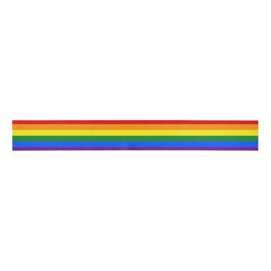 Regenboogstrips Grosgrain Lint (Voorkant)