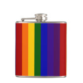 Regenboogstrips Heupfles (Voorkant)