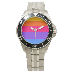 Regenboogstrips Horloge