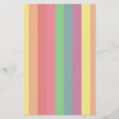 Regenboogstrips houden kalm en Jouw tekst aan Flyer (Achterkant)