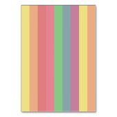 Regenboogstrips houden kalm en Jouw tekst aan Kaart (Achterkant)