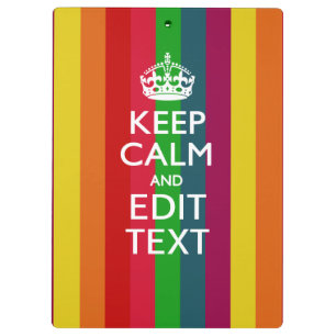 Regenboogstrips houden kalm en Jouw tekst aan Klembord