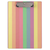 Regenboogstrips houden kalm en Jouw tekst aan Klembord (Voorkant)