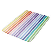  regenboogstrips in de badkamer badmat (Gekanteld)