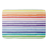  regenboogstrips in de badkamer badmat (Voorkant)