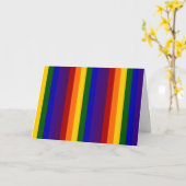 Regenboogstrips Kaart (Gele Bloem)