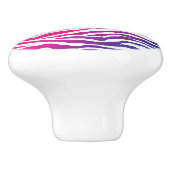 Regenboogstrips Keramische Knop (Zijkant)