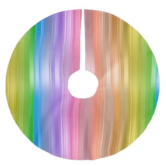 Regenboogstrips Kerstboom Rok (Voorkant)