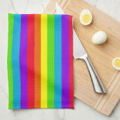 Regenboogstrips keuken- en handdoeken (Quarter Fold)