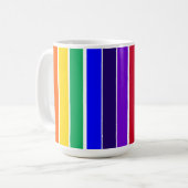 Regenboogstrips Koffiemok (Voorkant links)