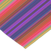 Regenboogstrips, korte-tafelrunner korte tafelloper (Hoek)
