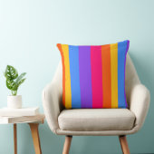 Regenboogstrips Kussen (Stoel)