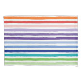  regenboogstrips kussensloop (Voorkant)