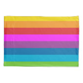 Regenboogstrips Kussensloop (Achterkant)