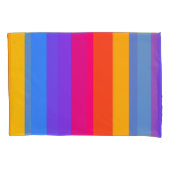 Regenboogstrips Kussensloop (Voorkant-Links)