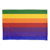 Regenboogstrips Kussensloop (Voorkant)