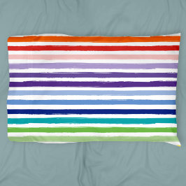  regenboogstrips kussensloop