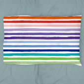  regenboogstrips kussensloop