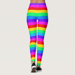 Regenboogstrips Leggings