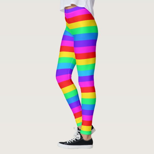 Regenboogstrips Leggings (Links)