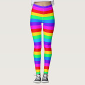 Regenboogstrips Leggings (Voorkant)