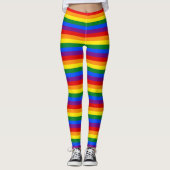 Regenboogstrips Leggings (Voorkant)