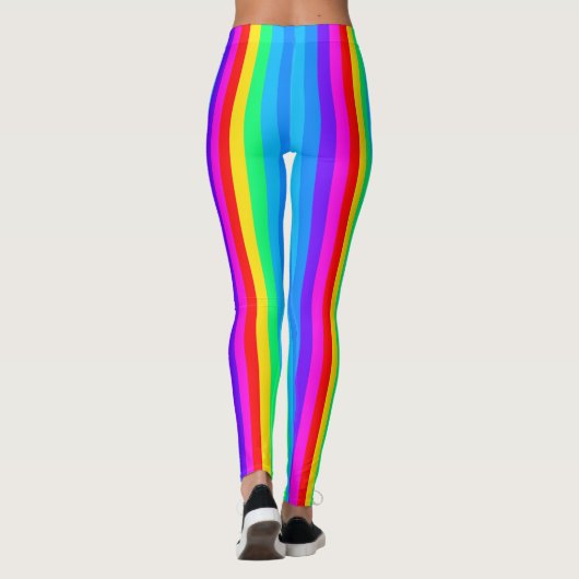 Regenboogstrips Leggings (Achterkant)