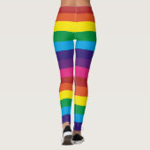Regenboogstrips Leggings (Achterkant)