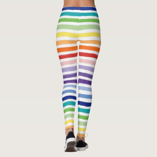  regenboogstrips leggings (Achterkant)