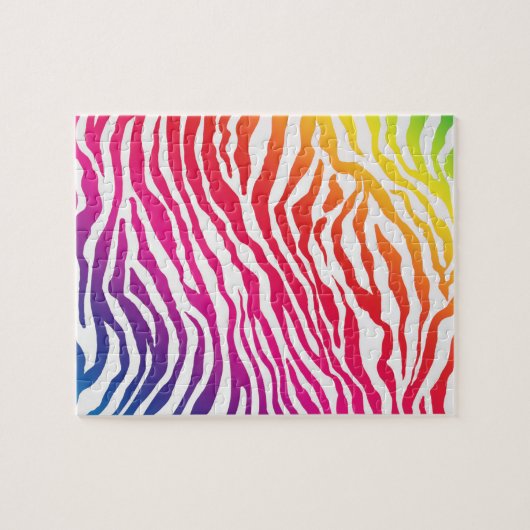 Regenboogstrips Legpuzzel (Horizontaal)