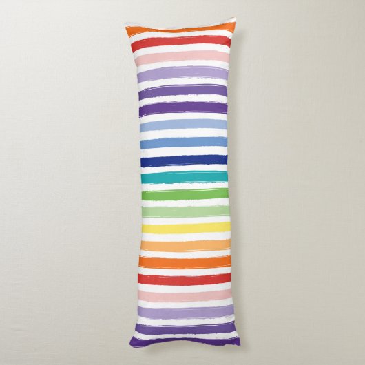  regenboogstrips lichaamskussen (Achterkant (Verticaal))