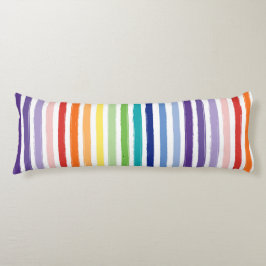  regenboogstrips lichaamskussen
