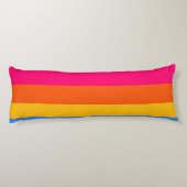 Regenboogstrips Lichaamskussen (Achterkant)