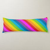 Regenboogstrips Lichaamskussen (Voorkant)