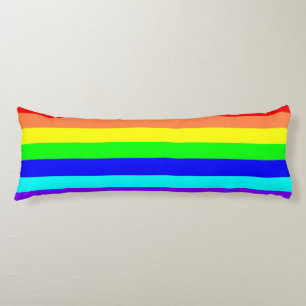 Regenboogstrips Lichaamskussen