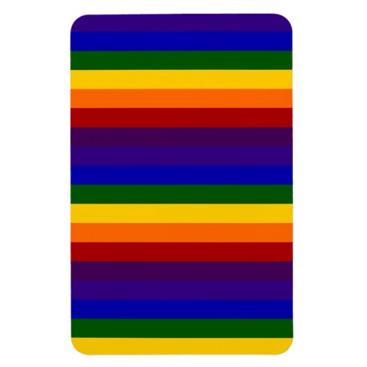 Regenboogstrips Magneet (Verticaal)