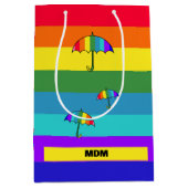 Regenboogstrips Medium Cadeauzakje (Voorkant)
