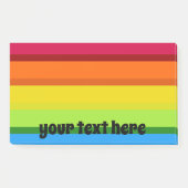 Regenboogstrips, meerkleurig post-it® notes (Voorkant)