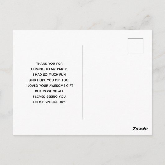 Regenboogstrips met Faux Glitter Dank u Briefkaart (Achterkant)