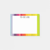 Regenboogstrips met meerdere kleuren post-it® notes (Voorkant)