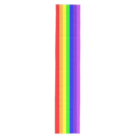 Regenboogstrips, middelbare tafelloper (Voorkant)