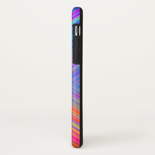 Regenboogstrips Modern Design iPhone / iPad case (Achterkant/links)
