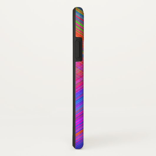 Regenboogstrips Modern Design iPhone / iPad case (Achterkant/rechts)