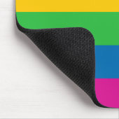 Regenboogstrips Muismat (Hoek)