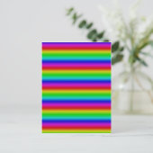 Regenboogstrips - Patroon Briefkaart (Staand voorkant)