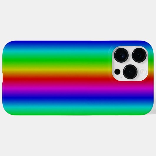 Regenboogstrips - Patroon Case-Mate iPhone Case (Achterkant (horizontaal))