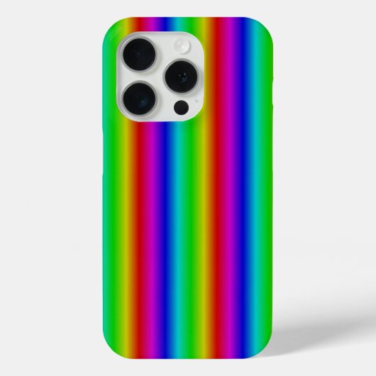 Regenboogstrips - Patroon Case-Mate iPhone Case (Achterkant)