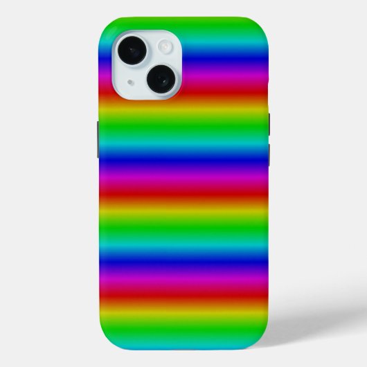 Regenboogstrips - Patroon Case-Mate iPhone Case (Achterkant)
