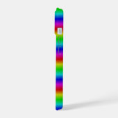 Regenboogstrips - Patroon iPhone 15 Case (Linkerkant)