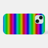 Regenboogstrips - Patroon iPhone 15 Case (Achterkant horizontaal)